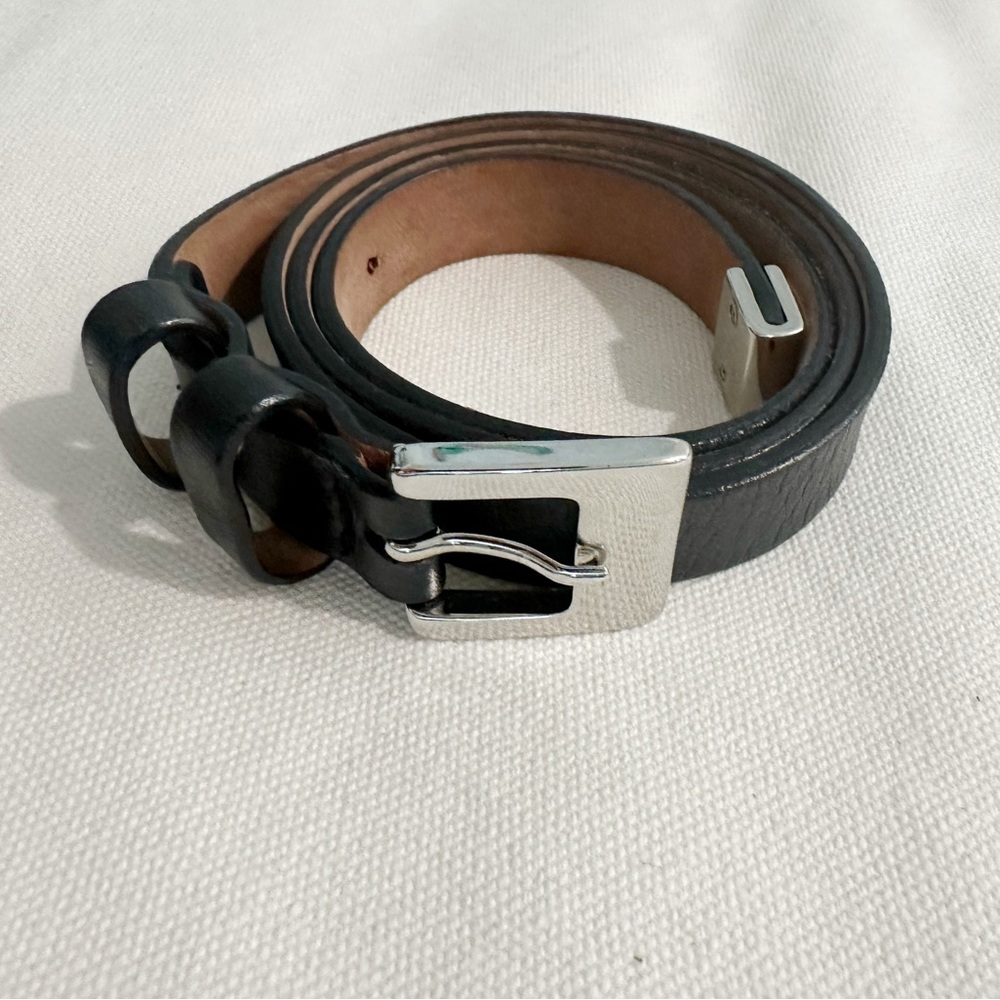 & Other Stories leather belt black